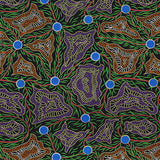 WOMEN'S BODY PAINTING ORANGE by Australian Aboriginal Artist Cindy Wallace