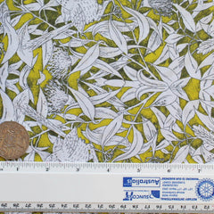 WRENS  & EUCALYPTUS YELLOW by Australian Artist PATRICIA WEEKS