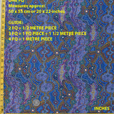 YALKE BLUE by Australian Aboriginal Artist June Smith