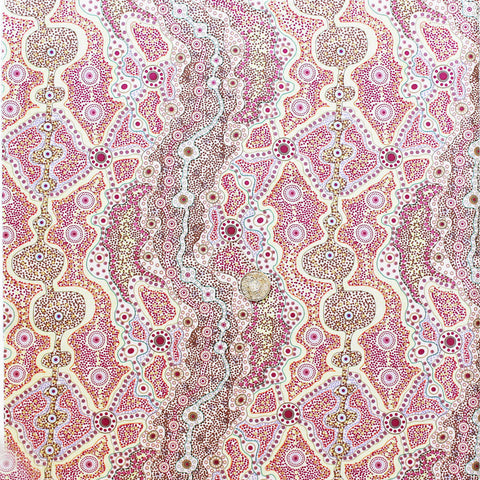 YALKE RED by Australian Aboriginal Artist June Smith