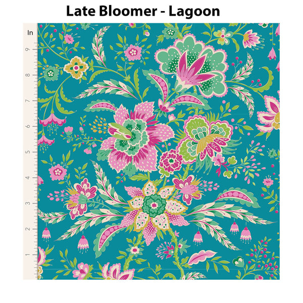 Tilda - BLOOMSVILLE COLLECTION - Late Bloomer - Lagoon