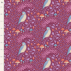 Tilda - HIBERNATION - Sleepybirds 100528 - Mulberry