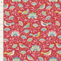 Tilda - JUBILEE - Bird Tree - Red 100544