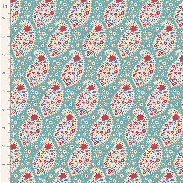 Tilda - JUBILEE - Teardrop - Teal 100556