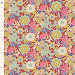 Tilda - WALLFLOWER - Wallflower Burgundy # 100606