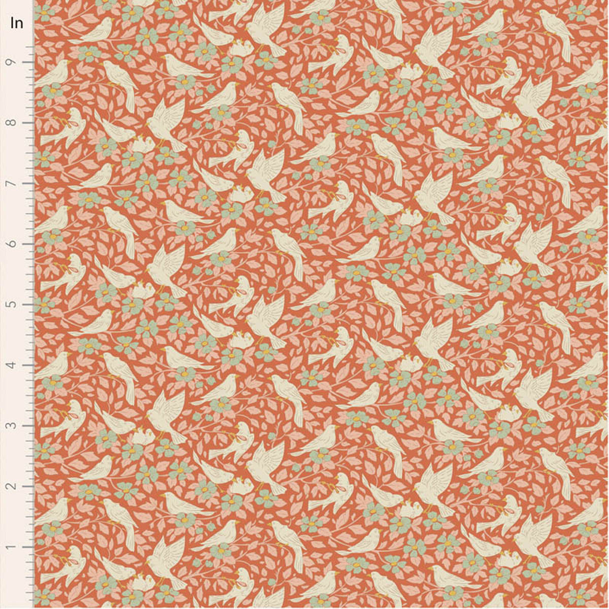 Tilda - SONGBIRD - AVA - Coral #100644