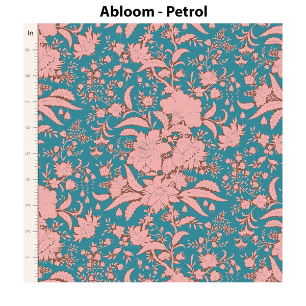 Tilda - BLOOMSVILLE COLLECTION - Abloom - Petrol