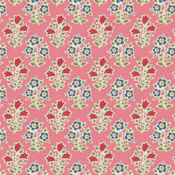 Tilda - JUBILEE - Farm Flowers  - Pink 110097
