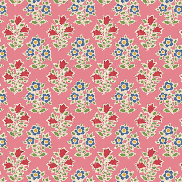 Tilda - JUBILEE - Farm Flowers  - Pink 110097