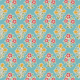 Tilda - JUBILEE - Farm Flowers  - Teal 110103