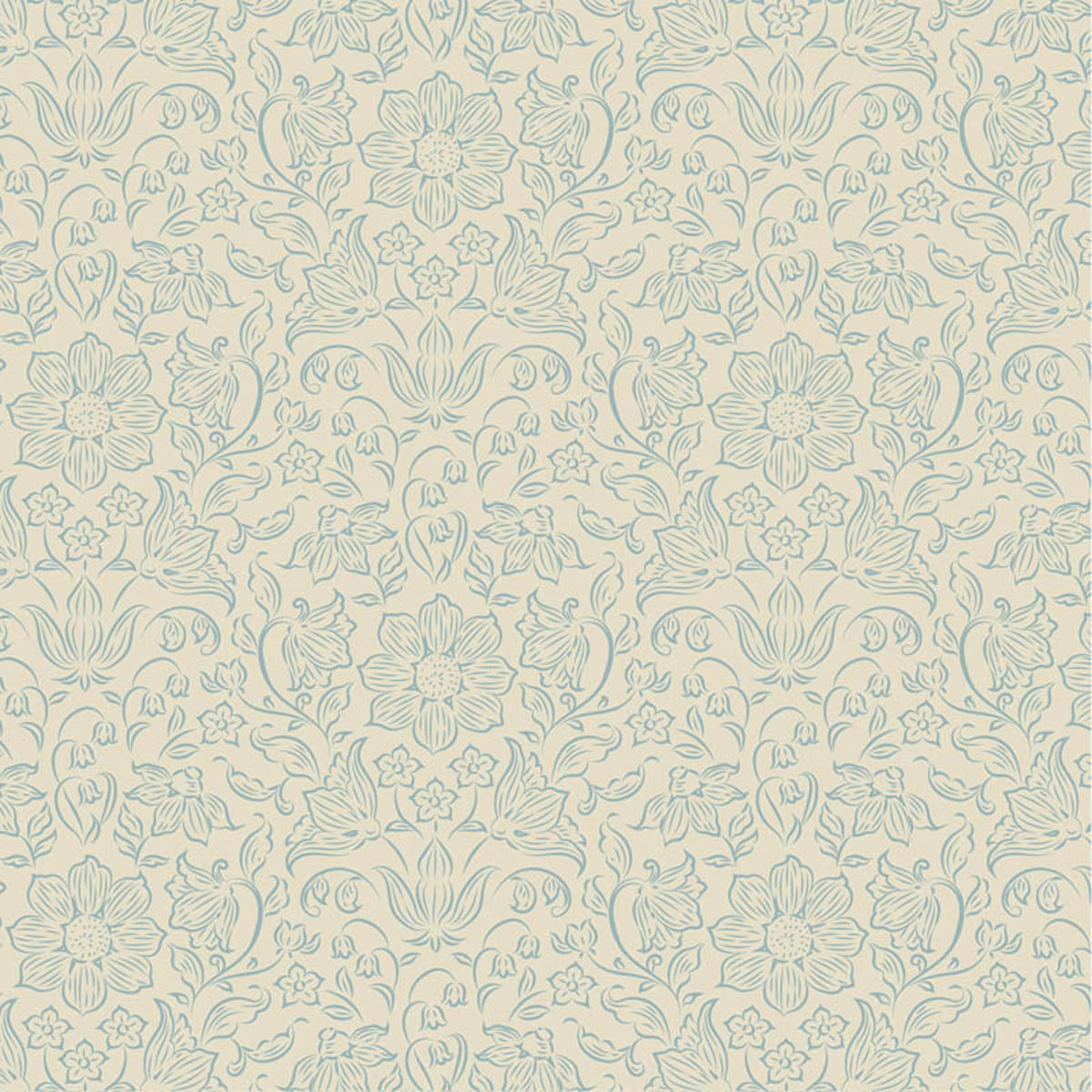Tilda - SONGBIRD BLENDER - LILA Lt Blue 110156