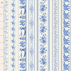 Tilda - SOMETHING BLUE CO-ORD - Borders Blue 110170