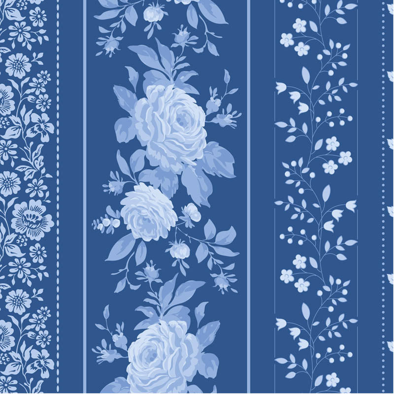 Tilda - SOMETHING BLUE CO-ORD - Borders Night 110171