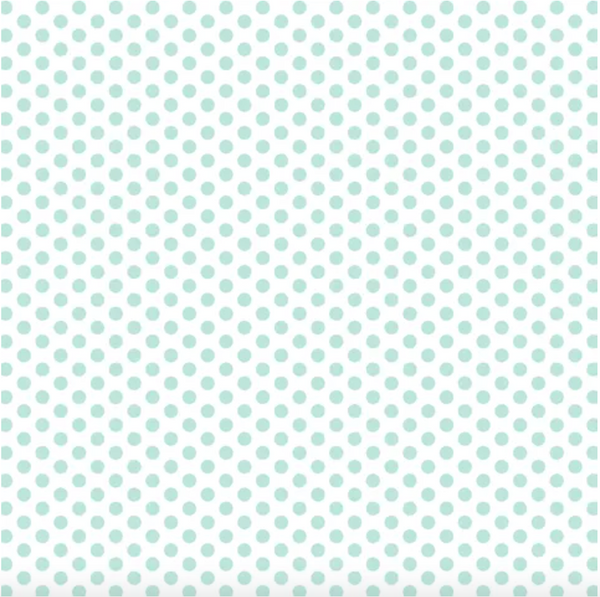 D/F Devonstone Fundamentals - Small Polka Dots Seafoam DV2873