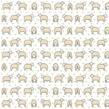 D/RT RED TRACTOR COLLECTION - Sheep White (small pattern) DV54760