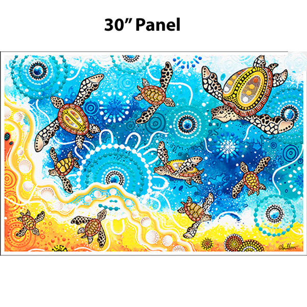 GROW BIG - Panel (30" x 44") by Aboriginal Artists Chern'ee Sutton, Brooke Sutton & Jesse Sutton