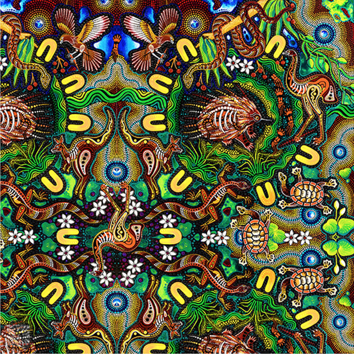 Greedy Echidna - by Aboriginal artists Chern'ee, Brooke and Jessee Sutton