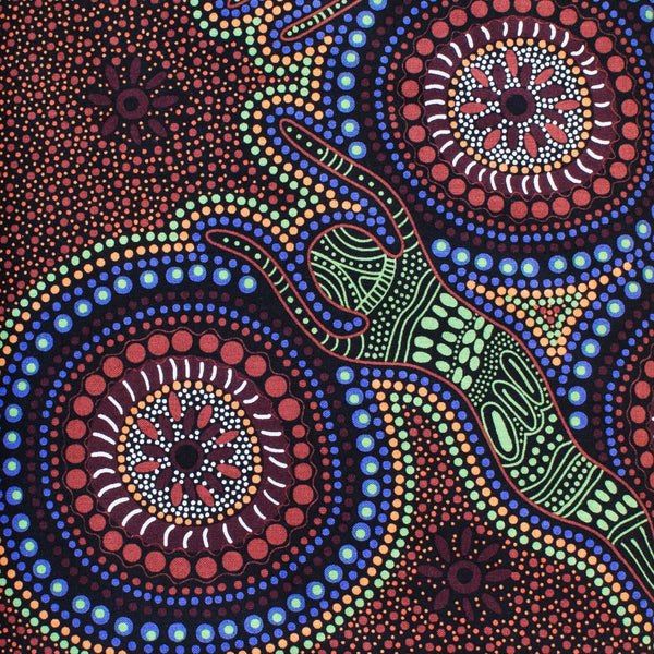 WINTER SPIRITS BROWN by Aboriginal Artist Faye Oliver