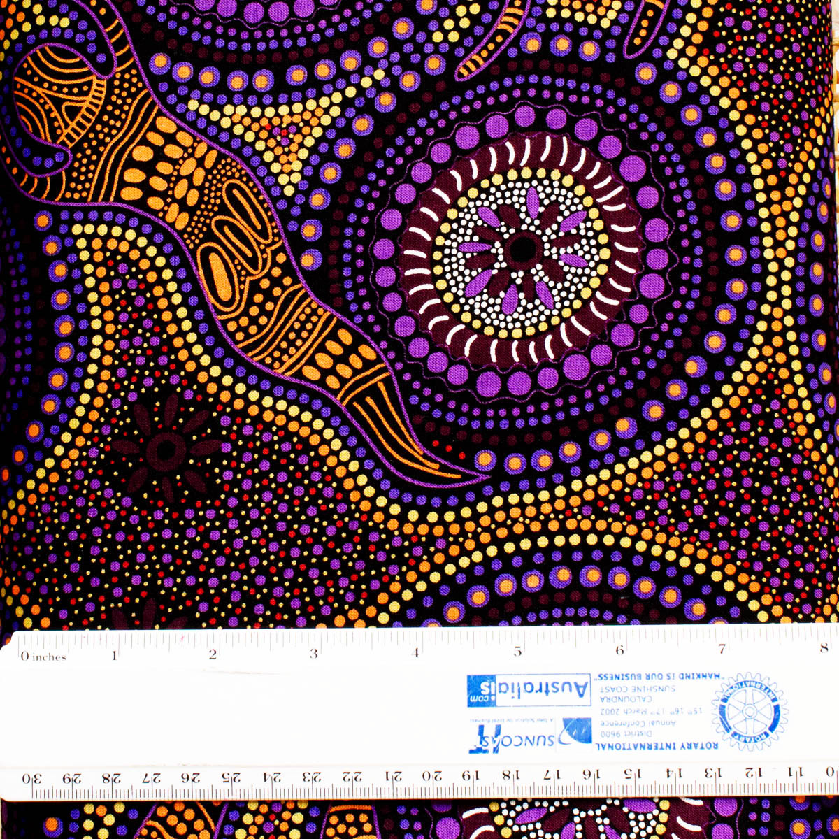 WINTER SPIRITS PURPLE by Aboriginal Artist Faye Oliver