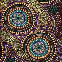 WINTER SPIRITS YELLOW by Aboriginal Artist Faye Oliver