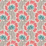 Tilda COTTON BEACH - 100330 Ocean Flower Grey