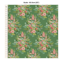 Tilda CHIC ESCAPE - Whimsy Flowers Green - #100442