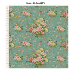 Tilda CHIC ESCAPE - Wild Garden Teal - #100445