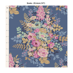 Tilda CHIC ESCAPE - Whimsy Flowers Blue - #100449