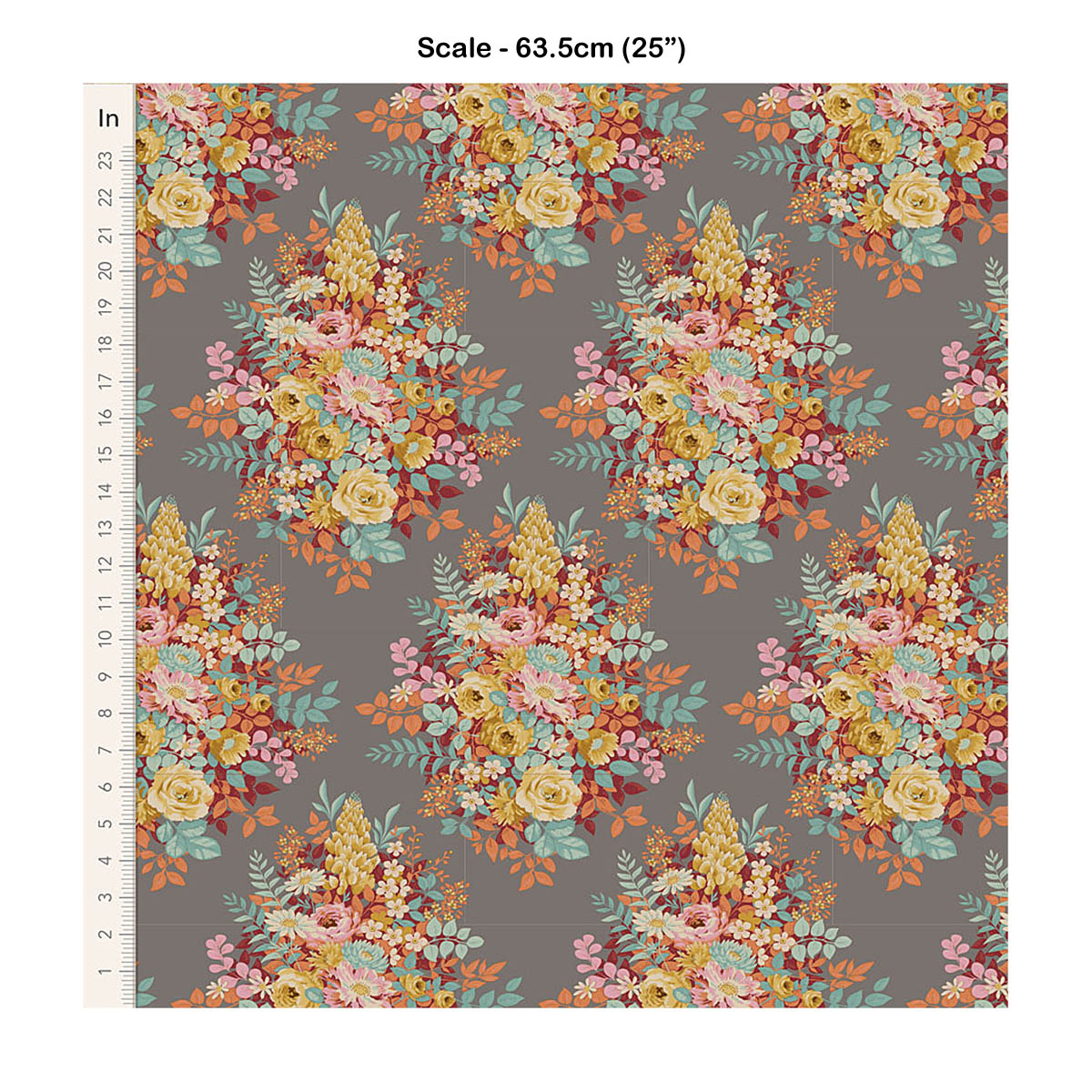 Tilda CHIC ESCAPE - Whimsy Flowers Grey - #100451
