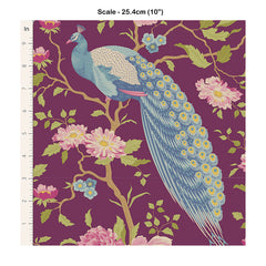 Tilda CHIC ESCAPE - Peacock Tree Grape - #100457