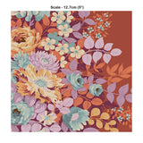 Tilda CHIC ESCAPE - Whimsy Flower Rust - #100458