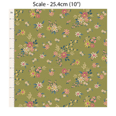 Tilda Chic Escape DAISYFIELD - Green #110049