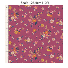 Tilda Chic Escape DAISYFIELD - Plum #110057