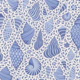 Tilda Cotton Beach BEACH SHELLS  - 110026 Blue