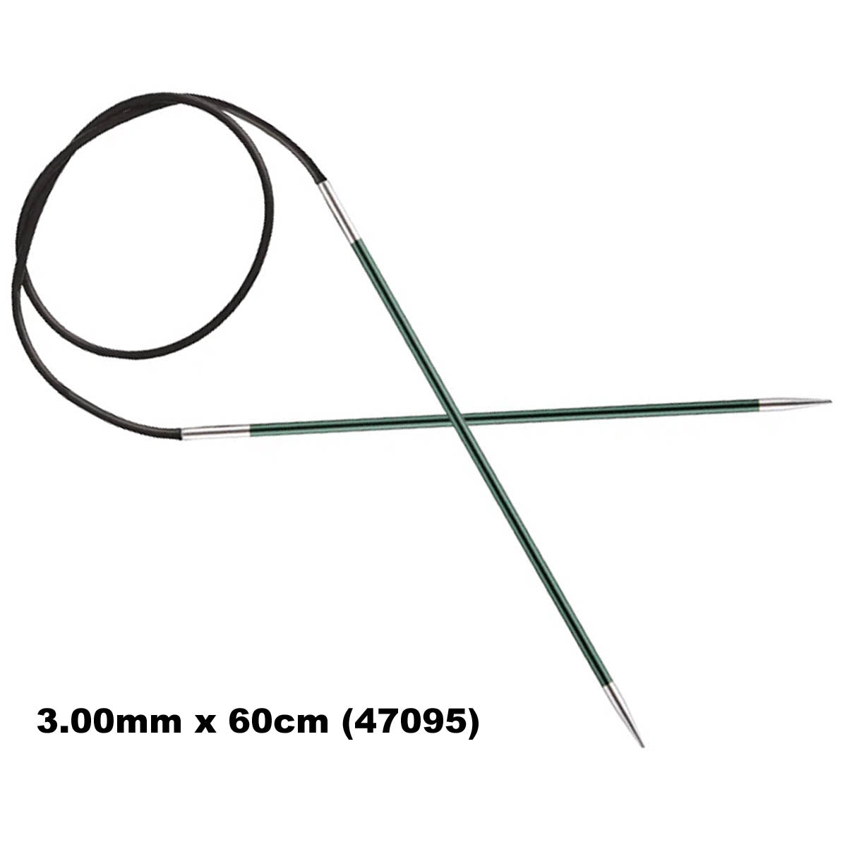 KnitPro ZING - FIXED CABLE CIRCULAR Knitting Needles - Choose Size