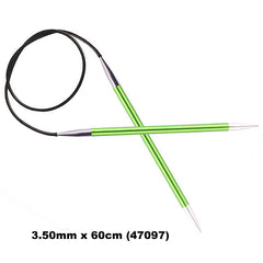 KnitPro ZING - FIXED CABLE CIRCULAR Knitting Needles - Choose Size