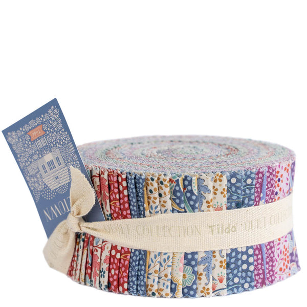 Tilda HOMETOWN -  Fabric Roll (Jelly Roll) - #300147- 40x2.5" Strips