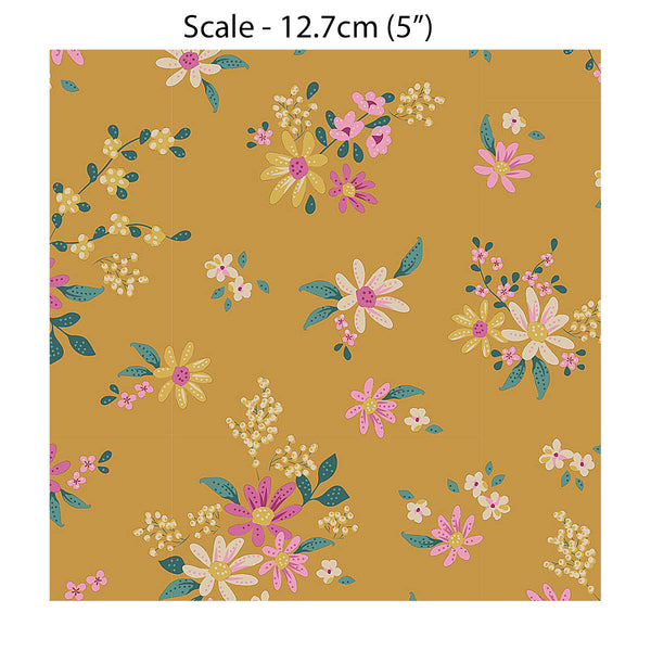 Tilda Chic Escape DAISYFIELD - Mustard #110048