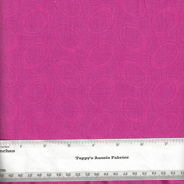 KF/ ABORIGINAL DOT HOT PINK- Kaffe Fassett