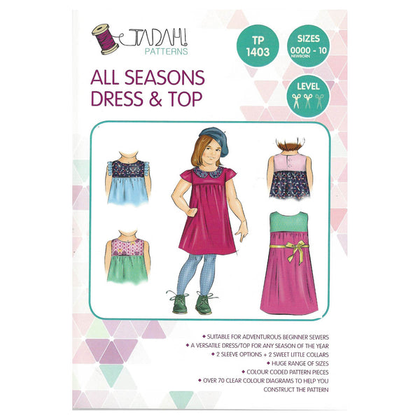 TADAH - ALL SEASONS DRESS & TOP - Size 0000 - 10 Years