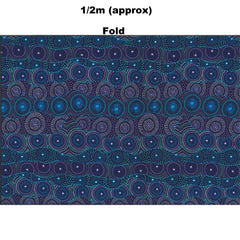 ALPARA SEED BLUE by Aboriginal Artist Rosie Bird