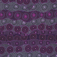 ALPARA SEED PURPLE by Aboriginal Artist Rosie Bird