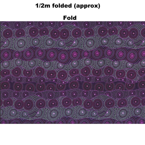 ALPARA SEED PURPLE by Aboriginal Artist Rosie Bird