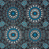 ALURA SEED DREAMING BLUE by Aboriginal Artist Karen Bird
