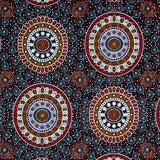 ALURA SEED DREAMING RED by Aboriginal Artist Karen Bird