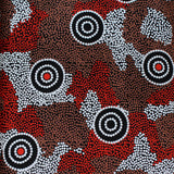 AMICITIA BLACK by Aboriginal Artist AUDREY MARTIN NAPANANGKA