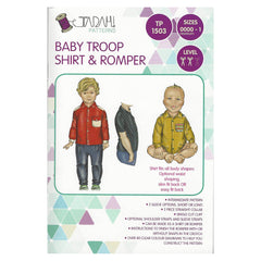TADAH - BABY TROOP SHIRT & ROMPER -Sizes: 0000 (newborn) - 1