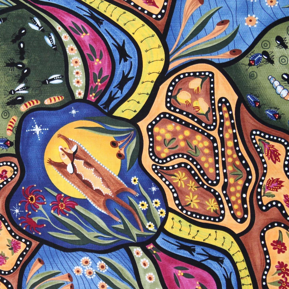 BAMBILLAH by Australian Aboriginal Artist NAMBOOKA