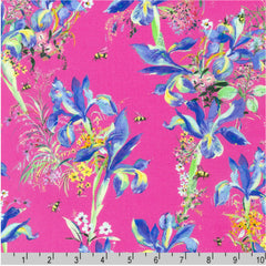 RK/ Bee Free IRIS PINK - Robert Kaufman