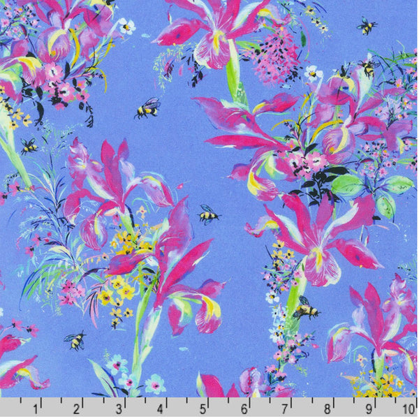 RK/ Bee Free IRIS BLUE - Robert Kaufman